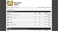 Desktop Screenshot of bikepoloforum.de